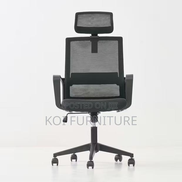 Office Chairs; Ergonomic Office Seat With High Backrest - thumbnail 5