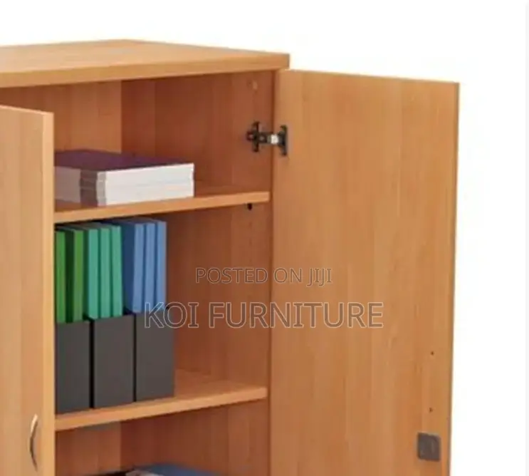 Office Cabinet; Two Doors Lockable Credenza Cabinet