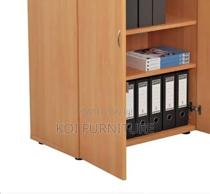 Office Cabinet; Two Doors Lockable Credenza Cabinet