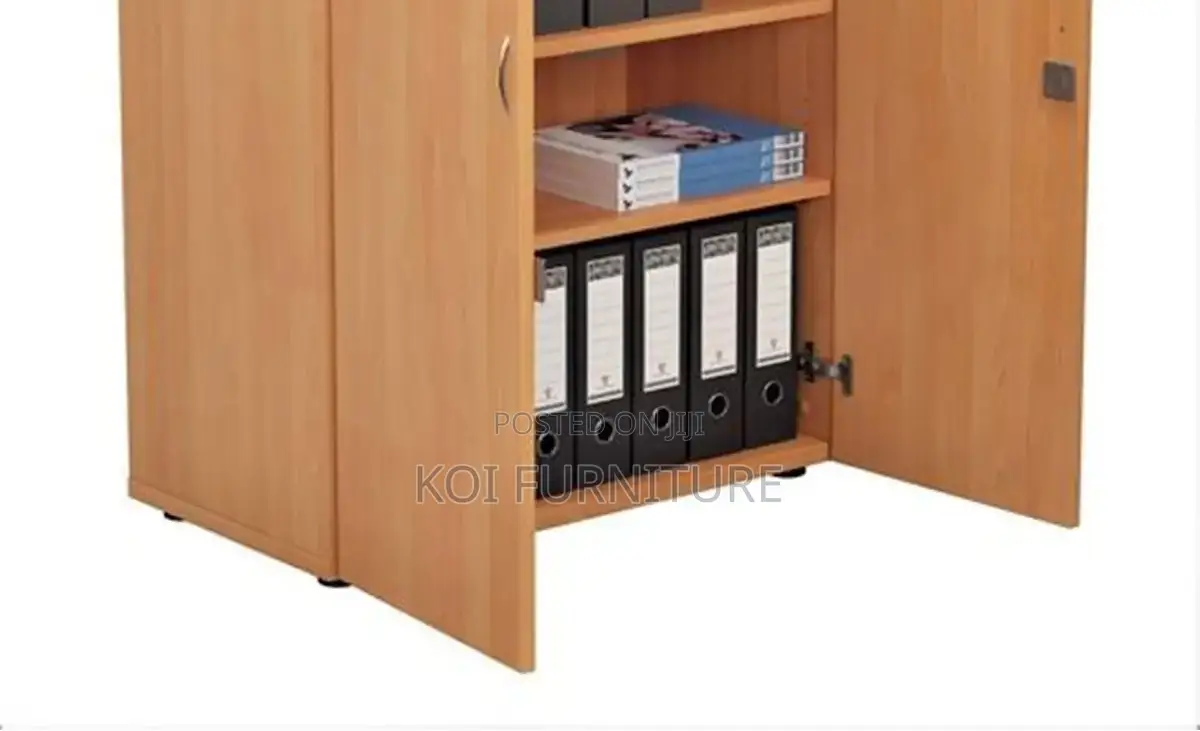 Office Cabinet; Two Doors Lockable Credenza Cabinet