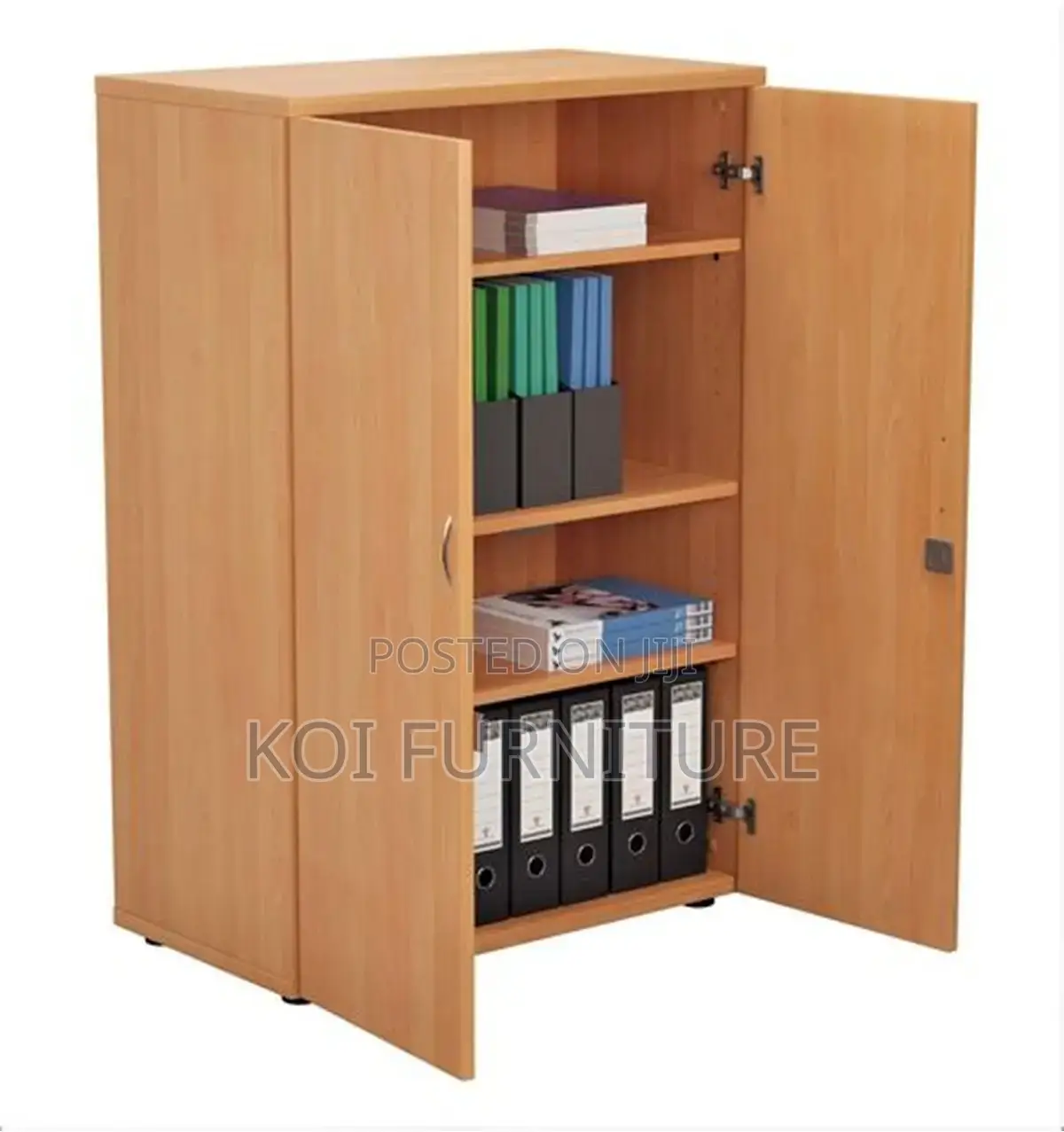 Office Cabinet; Two Doors Lockable Credenza Cabinet