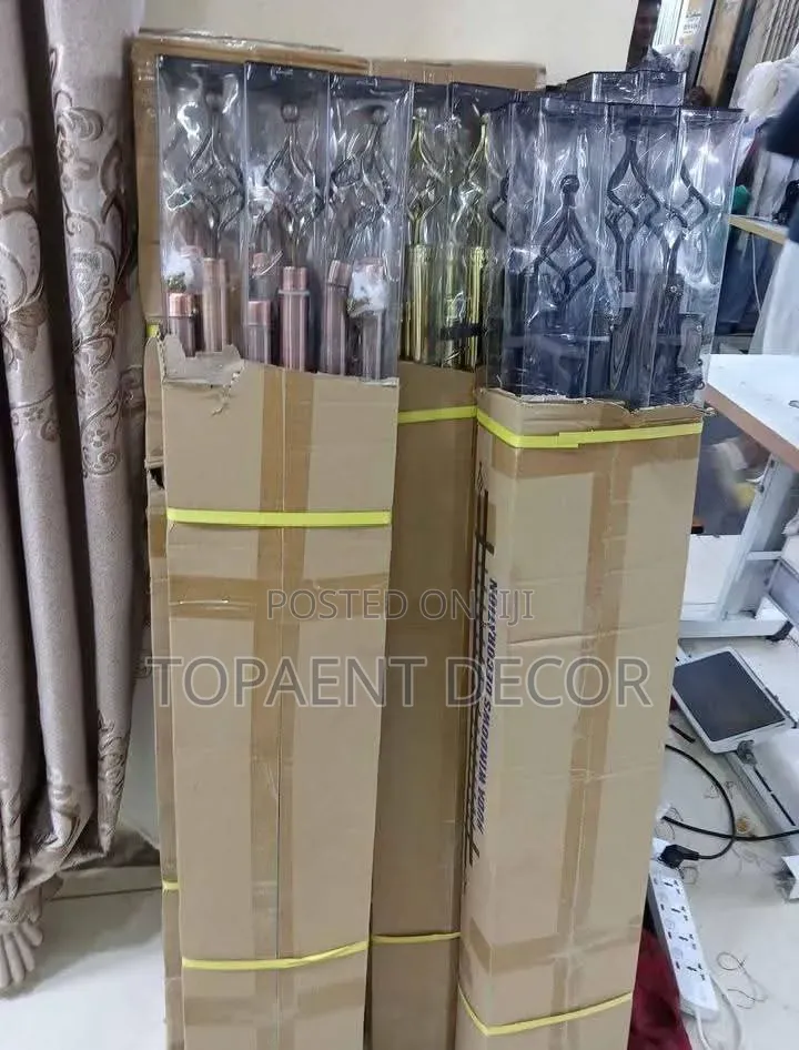 Black,Gold and Silver Adjustable and Easy to Fit 3m Double Rods