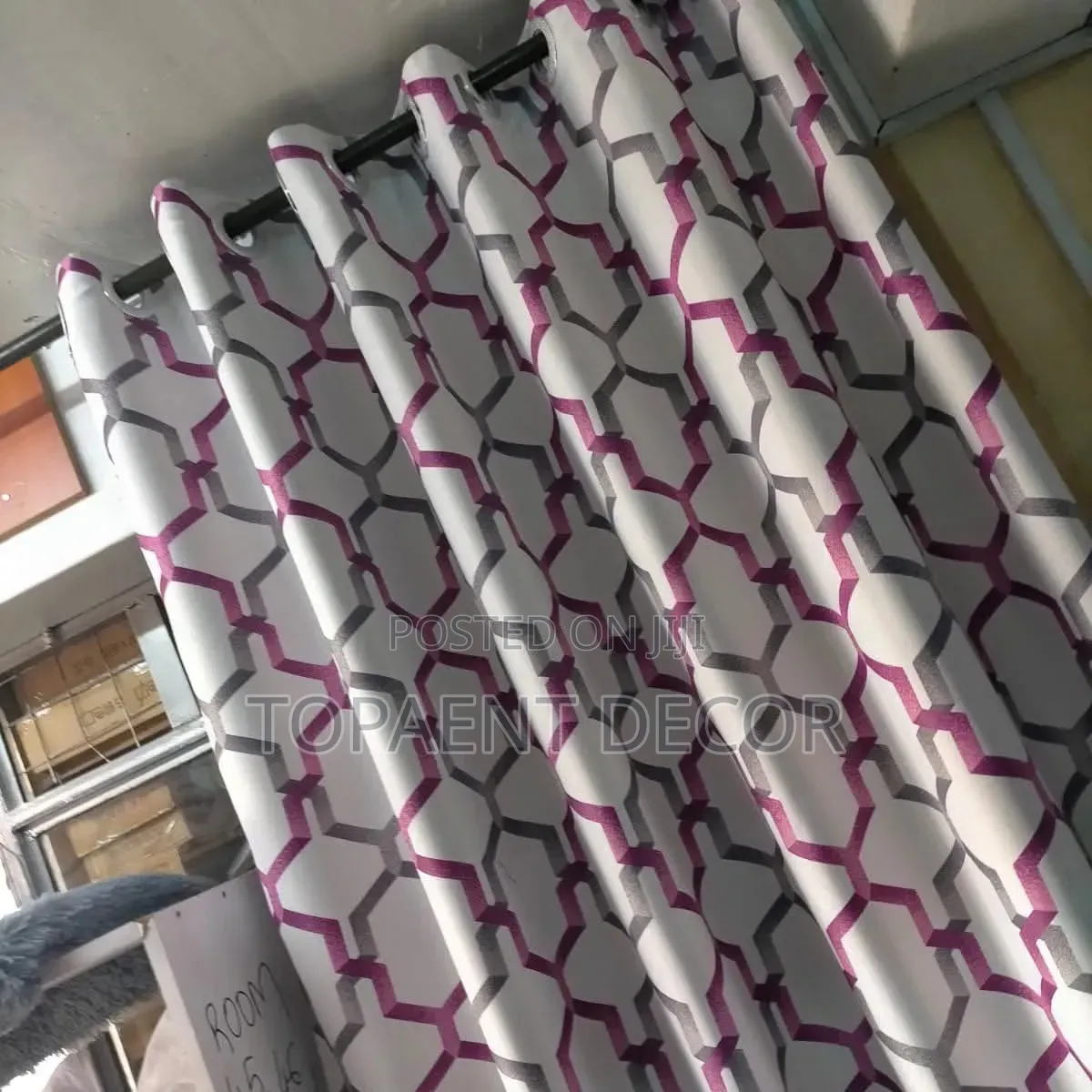 Translucent Foldable, Machine Washable Window Curtains