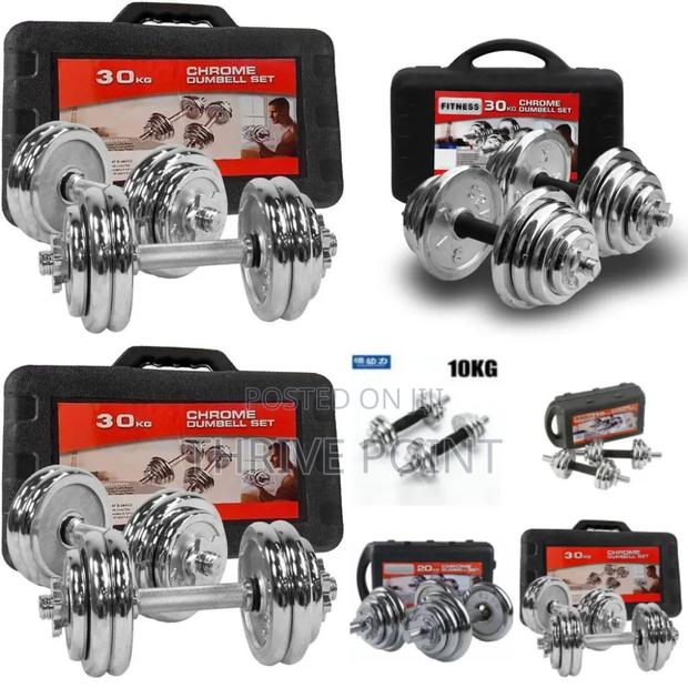 30kgs Chrome Dumbbell With Case