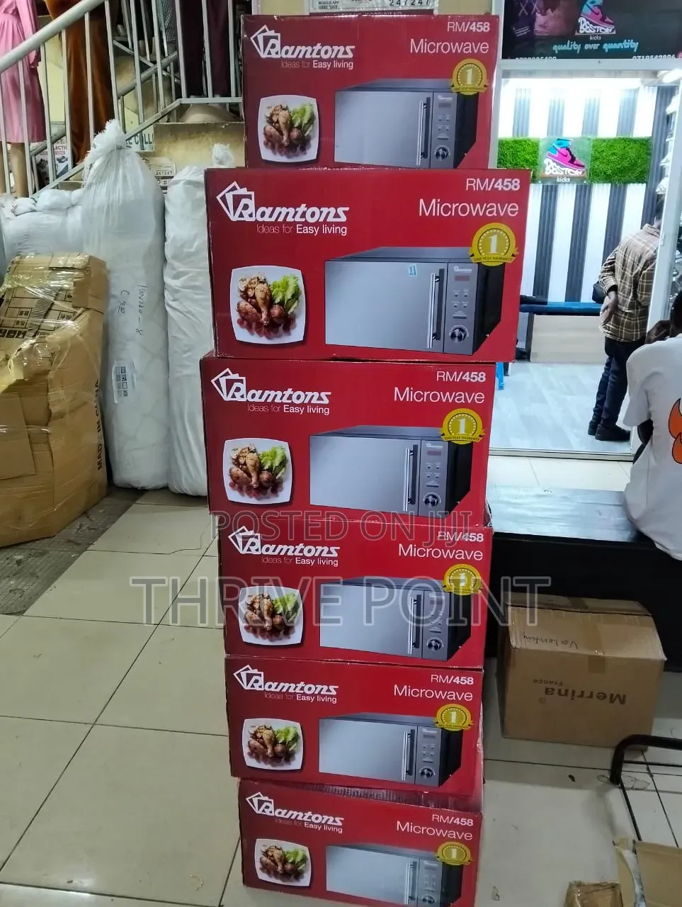Ramtons 20litres Digital Microwave Rm 458 (Silver Glass)
