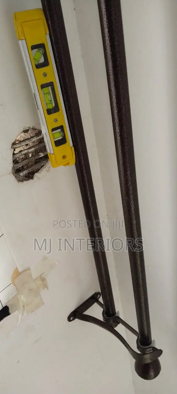 Durable Metallic Jua Kali Curtain Rods for All Windows