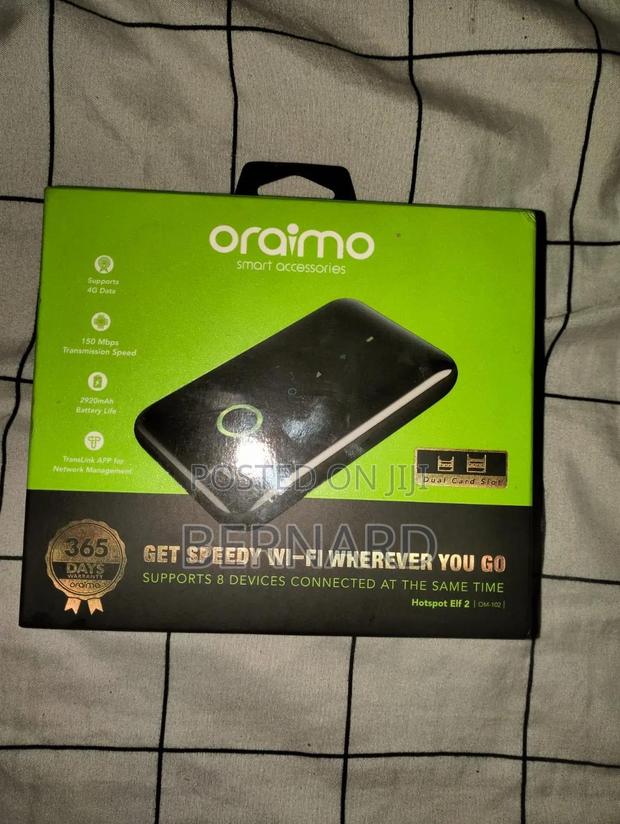 Portable 4g Dual Sim Oraimo Mifi - thumbnail 3