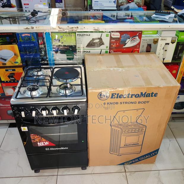 Electromate Standing Cooker 3 + 1 Electric Burner Electric Oven