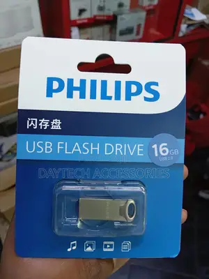 This Is a Philips 16gb Classic Silver Moon Usb 2.0 Metal Flash Drive.