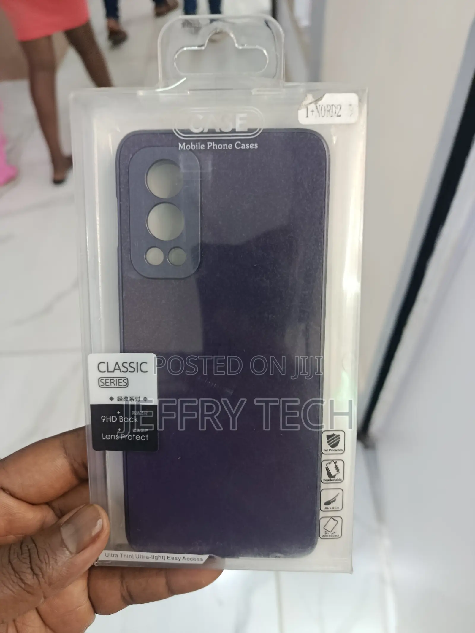 Black Case-Mate or Generic Silicone Phone Case for the Oneplus 9rt.