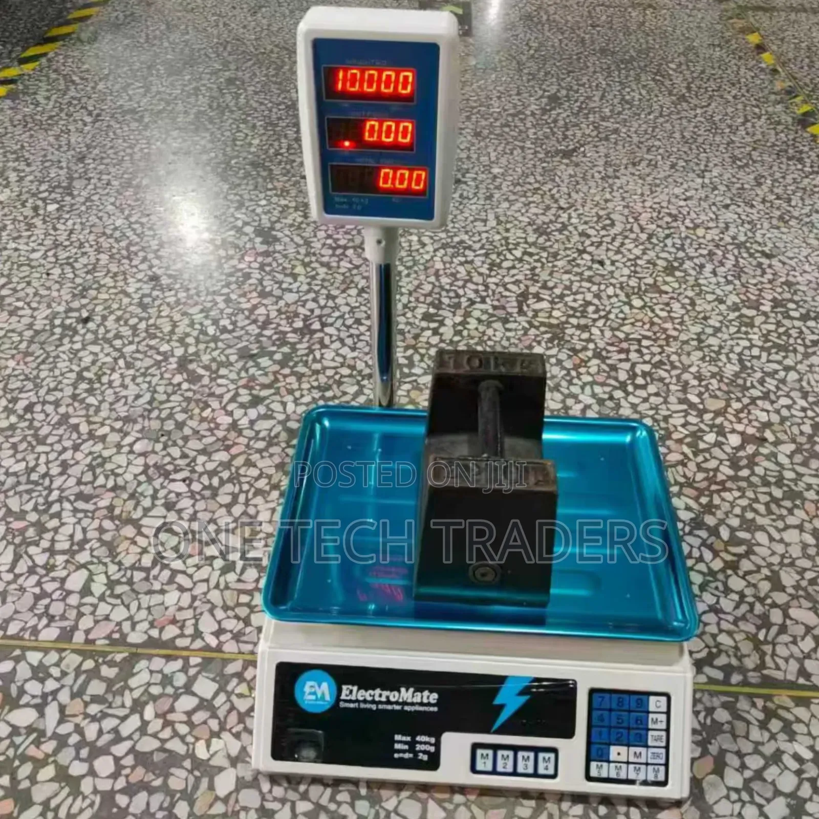 40kgs Electromate Digital Computing Weighting Scale With Arm