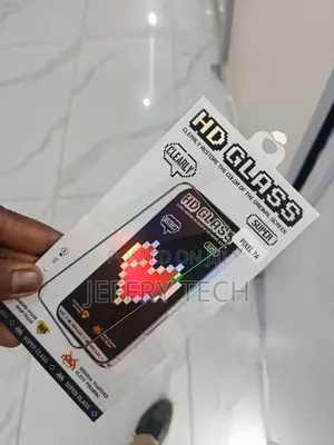 Tempered Glass Screen Protector for a Pixel 7a Smartphone.