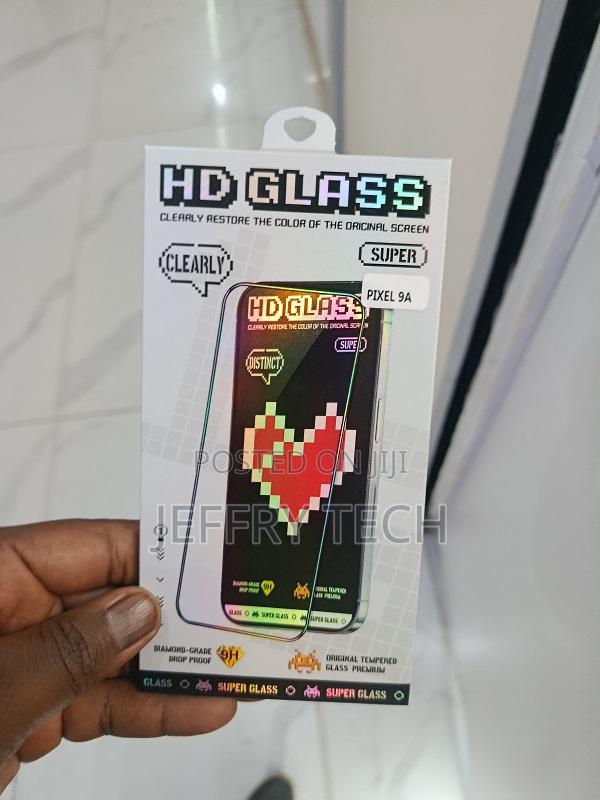 Glass Full Screen Protector for a Google Pixel Phone, for the 9a