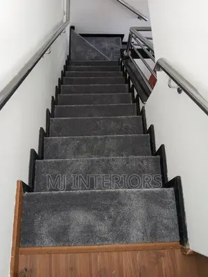 Staircase Wall to Wall Carpet Installation Strong Soft Durable Fit
