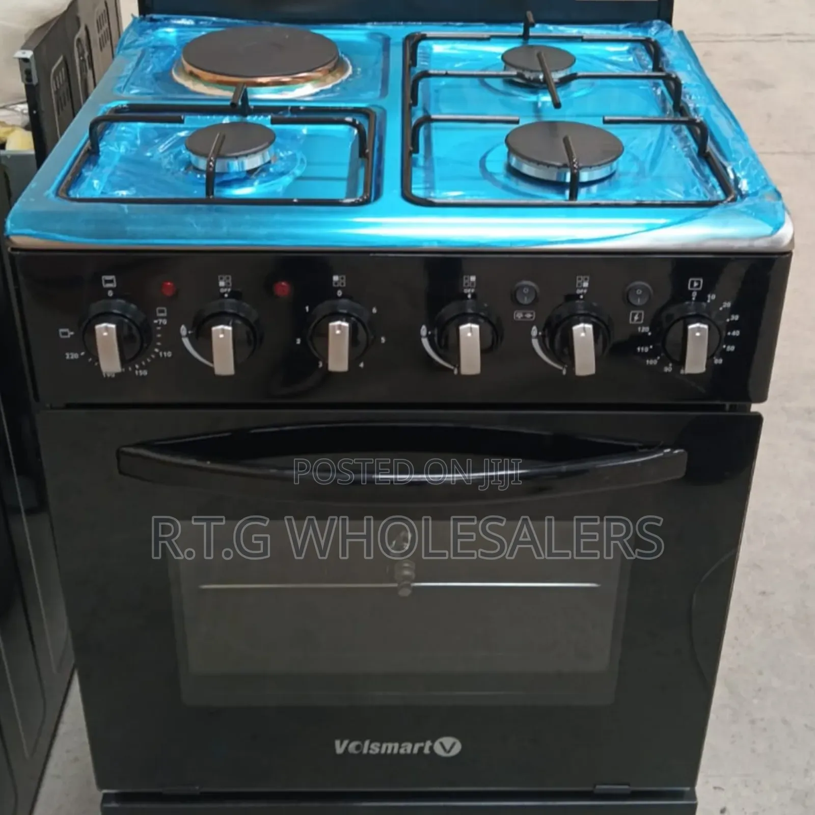 Volsmart 3 Gas + 1 Electric Cooker 60×60