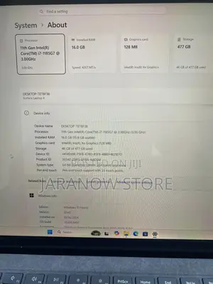 Laptop Microsoft Surface Laptop 4 16GB Intel Core i7 SSD 512GB