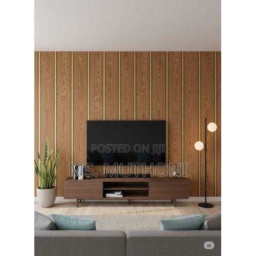 Decorative Self Adhesive Fluted Panel Wallpaper Design