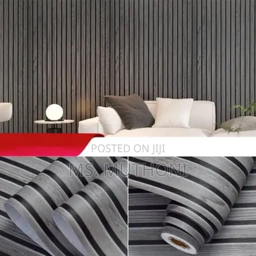 Decorative Self Adhesive Fluted Panel Wallpaper Design