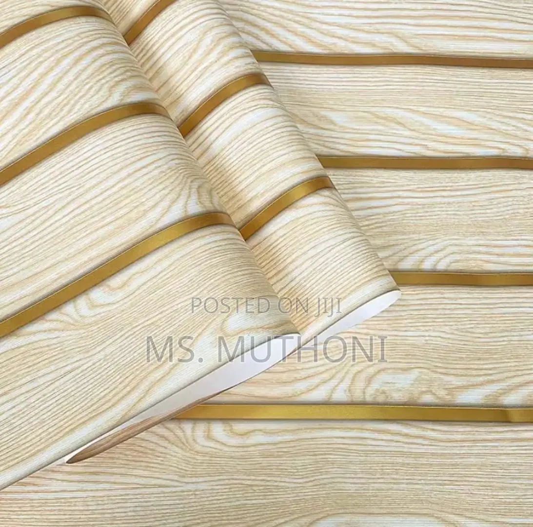 Decorative Self Adhesive Fluted Panel Wallpaper Design