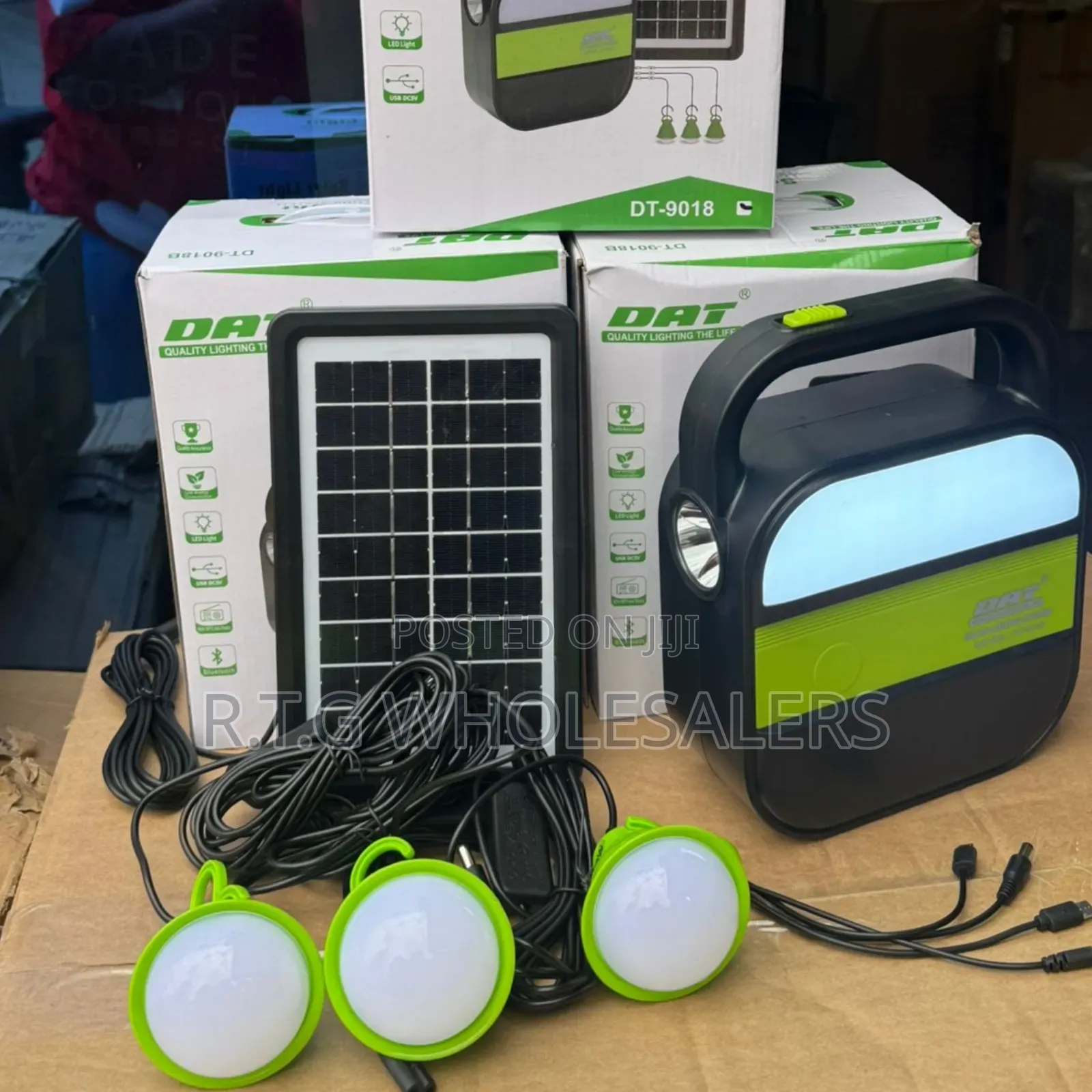 Dt-9018 Rechargeable Solar Led Light System
