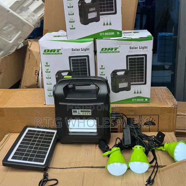 Dat Dt-9026b Solar Light With Fm Radio Function