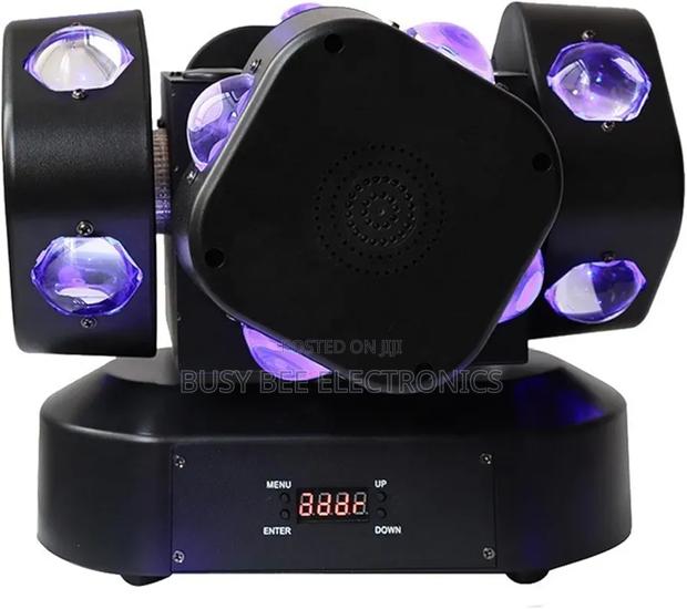 Disco Lights, Rotating Beam Moving Head Light RGBW 4in1 Led