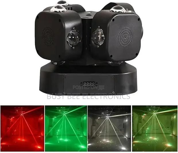 Disco Lights, Rotating Beam Moving Head Light RGBW 4in1 Led - thumbnail 2