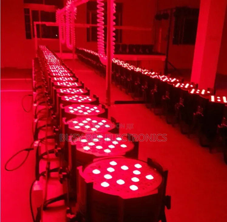 54pcs 3in1 Induction Lamps Par Can Wedding Lighting RGBW Par Light