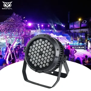 4 Pack 54x3 Ip65 RGB 3in1 DMX Led Outdoor Par Can Light