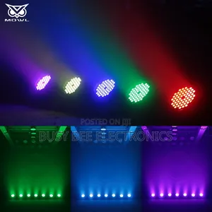4 Pack 54x3 Ip65 RGB 3in1 DMX Led Outdoor Par Can Light