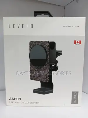 This Is a Levelo Aspen 3-in-1 Wireless Car Charger and Holder.