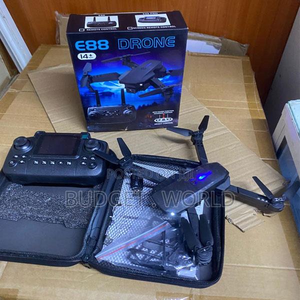 E88 Pro Aerial Camera Drone With LCD Display Controller - main view