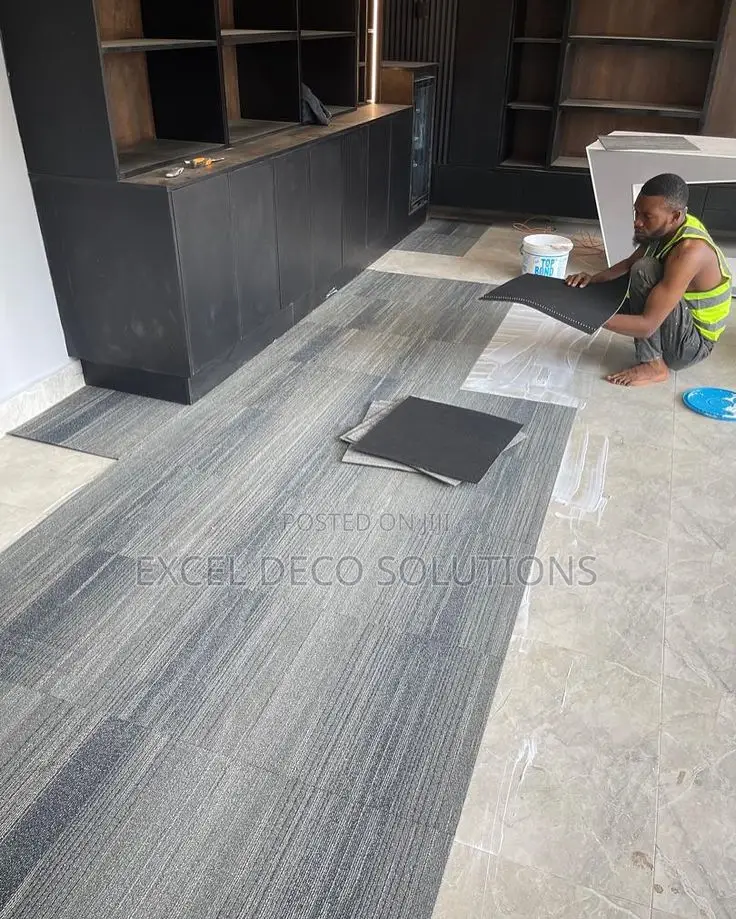 Quick Transformation Floor Carpet Tiles Durable Modular Design