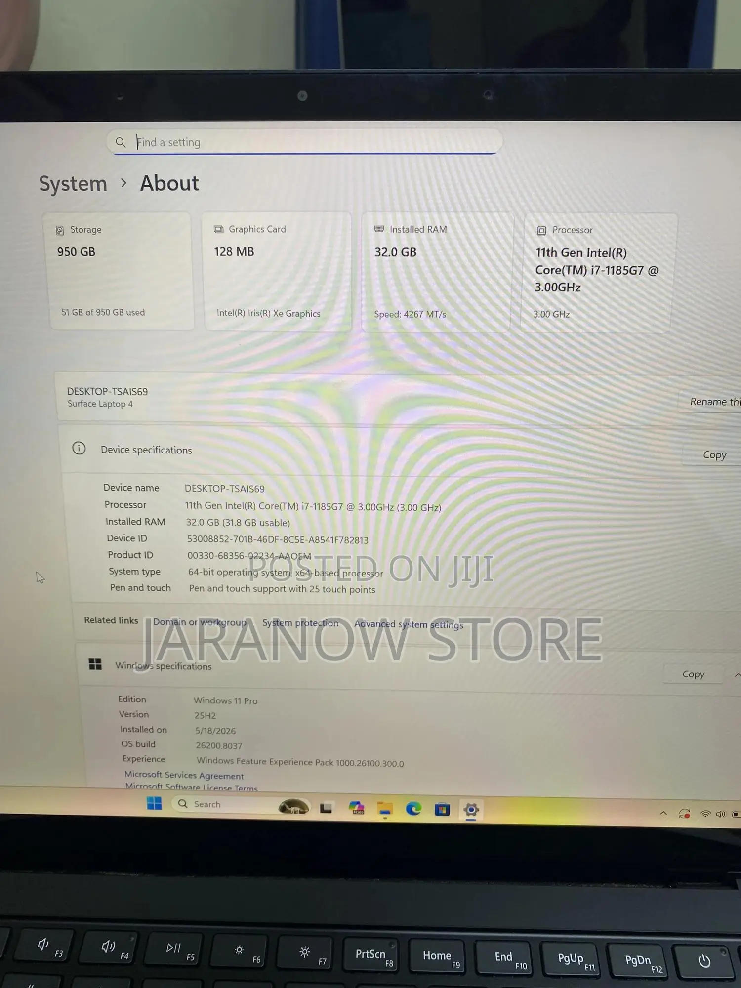 Laptop Microsoft Surface Laptop 4 32GB Intel Core i7 SSD 1T