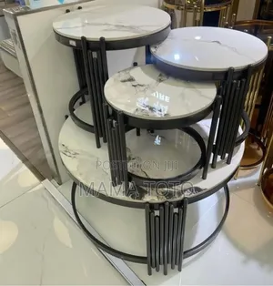 4 in 1 Marble Table Set