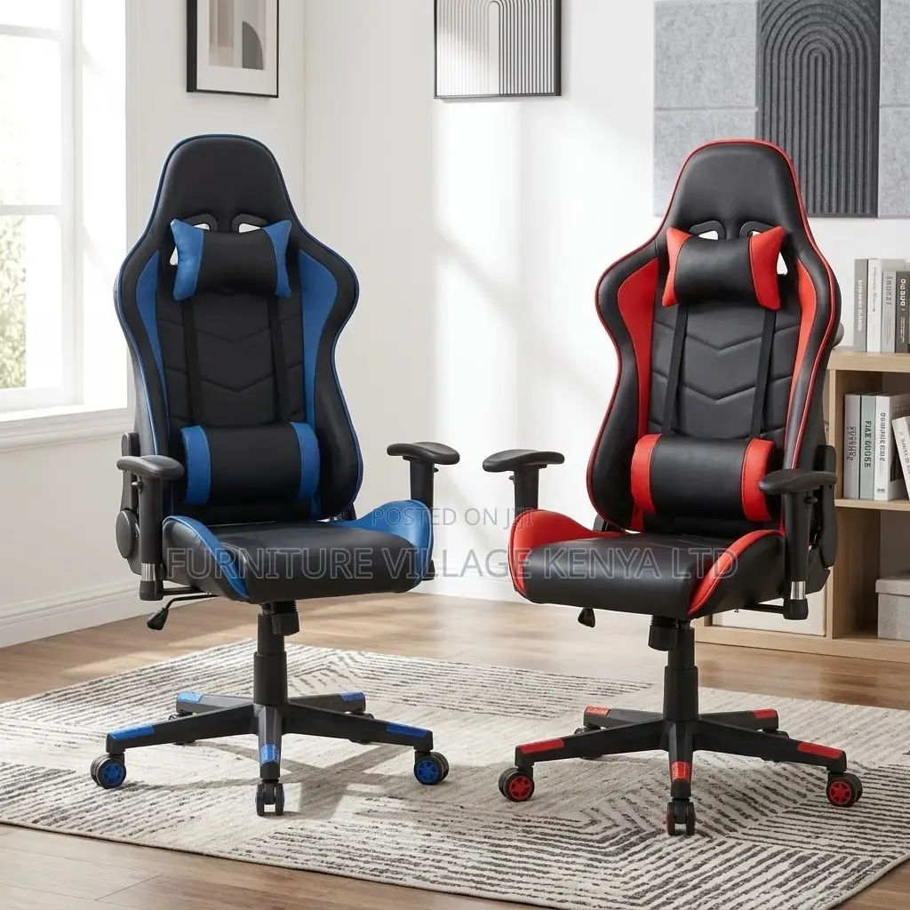 Adjustable Pu Leather Racing Gaming Chair