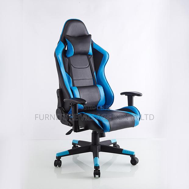 Adjustable Pu Leather Racing Gaming Chair - thumbnail 5