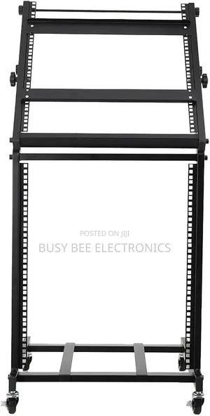 16u Mobile Dj Mixer Stand Rack Mount Rolling Stand