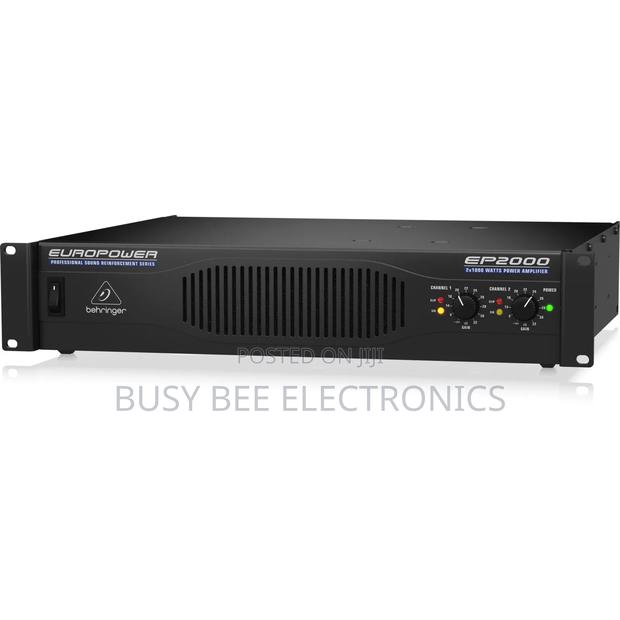 2-Channel Power Amplifier, 1000w Peak/Ch at 2 Ohms