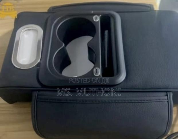 Car Amrest Cup Holder With Usb Charging Port Storage Box - thumbnail 4