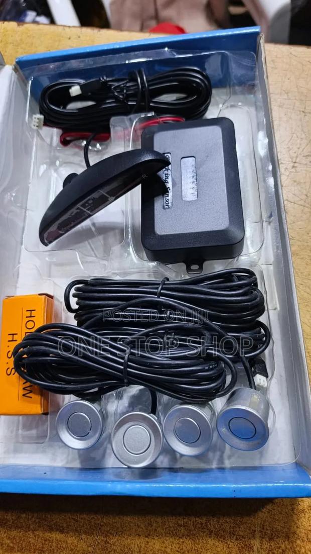 Universal Car Parking Sensors Kit With 4 Ultrasonic Sensors