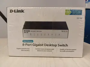 D-Link Dgs108 8-Port Gigabit Unmanaged Metal Switch