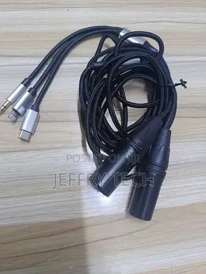 Lightning, and a 3.5mm Jack Usb C to Dual XLR Male Audio Cable