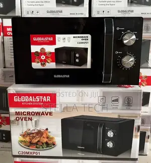 20 Litres Silver Globalstar Manual Microwave
