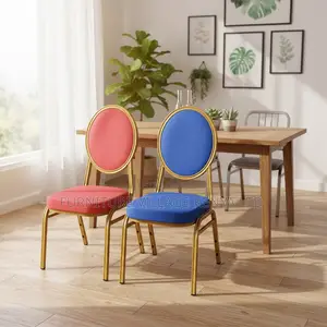 Fabric Armless Round Wedding/Boardroom Chair.