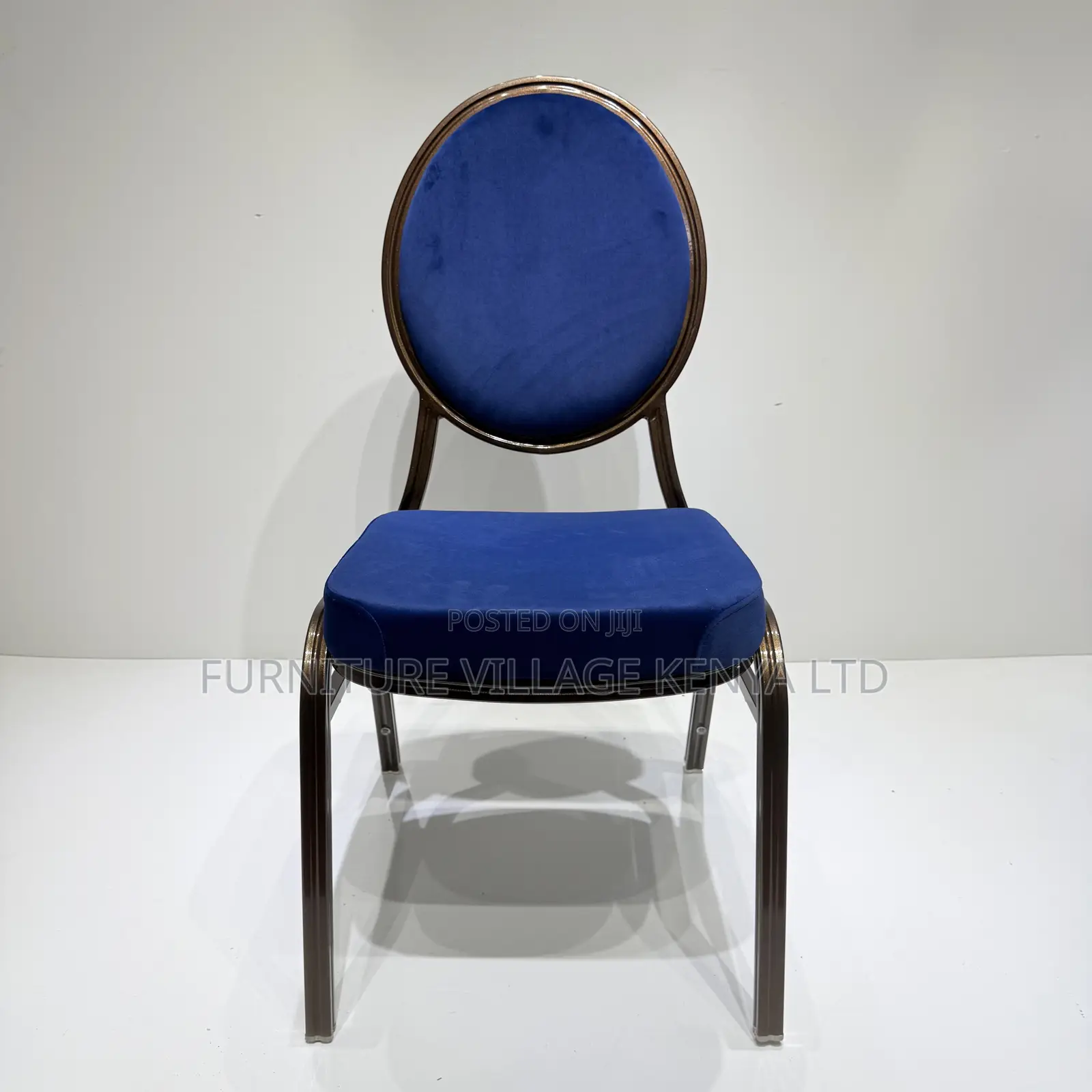 Fabric Armless Round Wedding/Boardroom Chair.