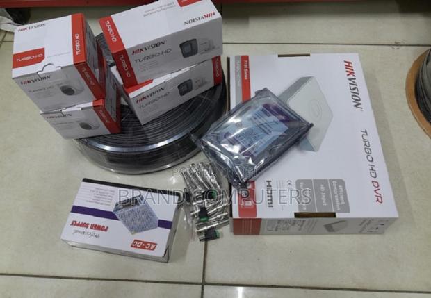 Hikvision 4 Camera 2mp 1080p CCTV Kit - 4 Channel Dvr, 500gb HDD