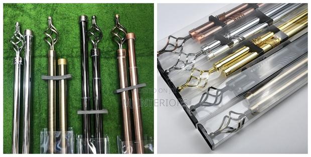 Elegant Imported Curtain Rods Perfect for Living Room Bedroom Use