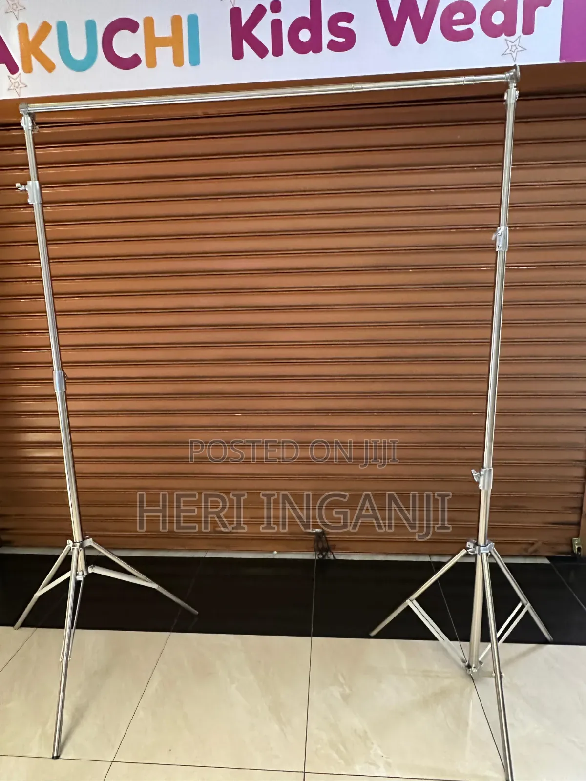 Silver Backdrop Stand