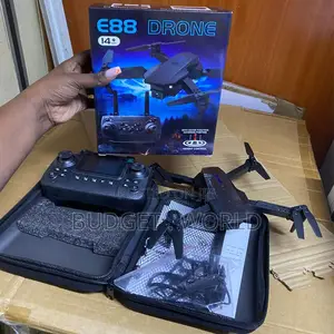 E88 Pro Foldable Quadcopter With Camera and LCD Screen Display